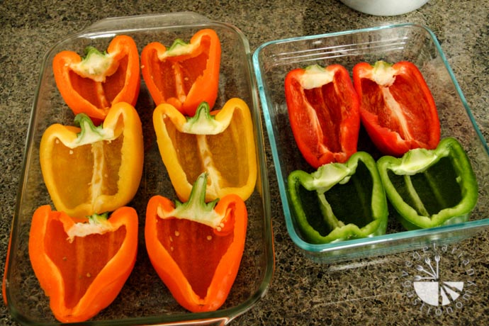 Stuffed Bell Peppers Brown Rice-4