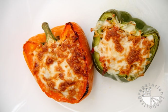 Stuffed Bell Peppers Brown Rice-7