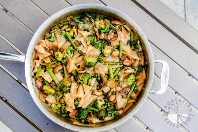 rice noodles broccoli asparagus-5