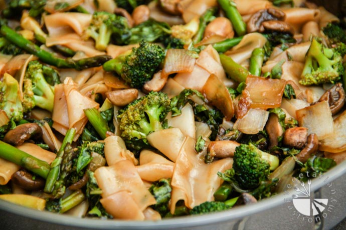 rice noodles broccoli asparagus-9