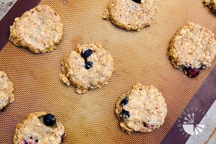 blueberry banana breakfast cookies-4