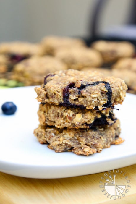 blueberry banana breakfast cookies-6