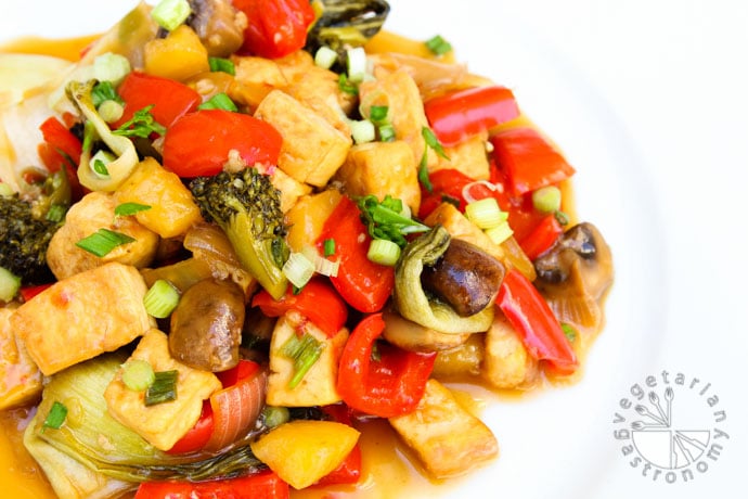 sweet and sour tofu veggies-11