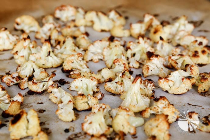 Organic roasted cauliflower cream