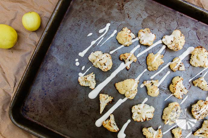 roasted cauliflower tahini sauce-8