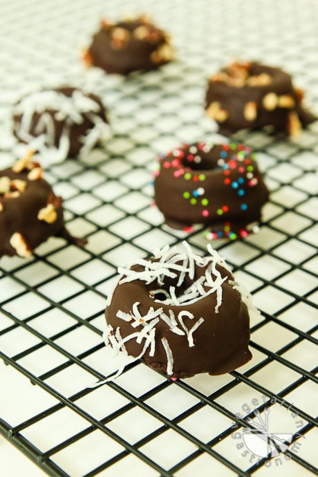 chocolate chia donut cakes-3