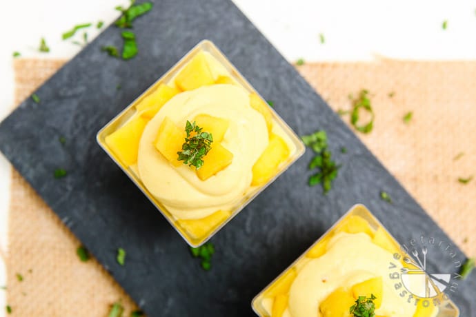 Mango Mousse Parfait - Vegetarian Gastronomy