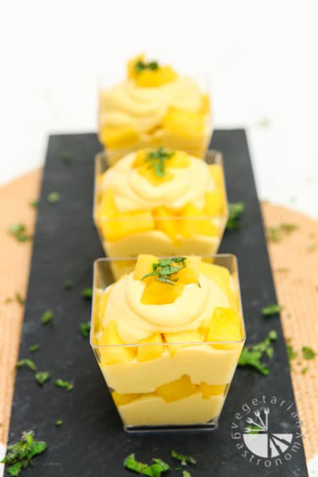 Mango Mousse Parfait - Vegetarian Gastronomy