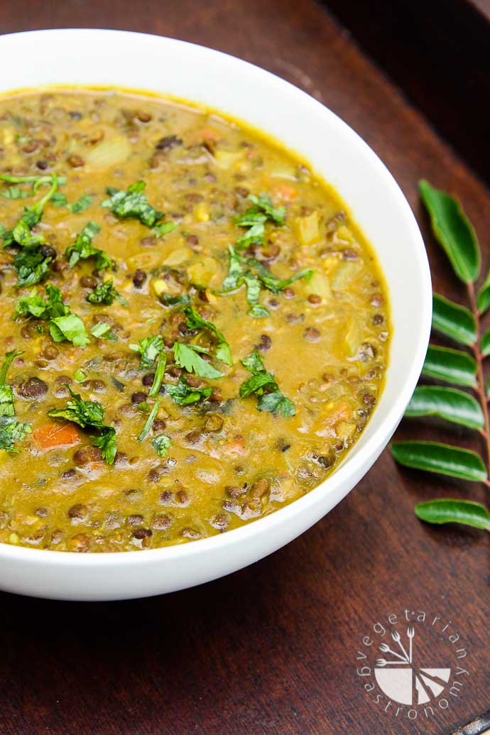 curried black lentil soup-6