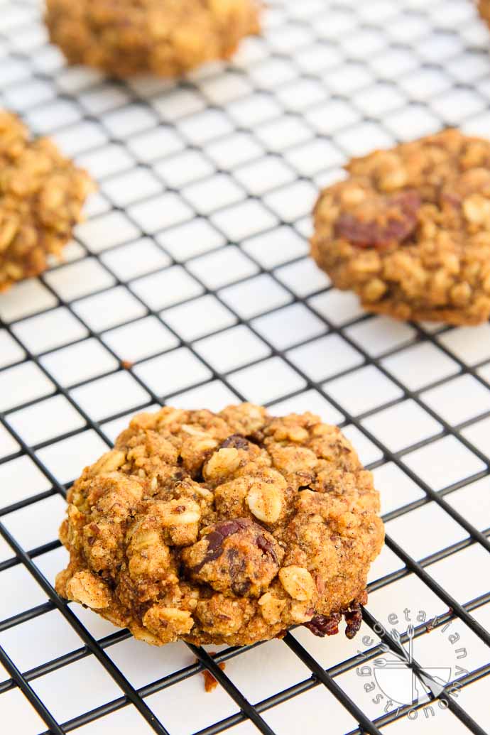 pumpkin pecan breakfast cookies-8