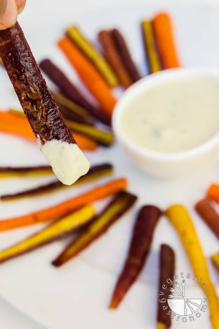 maple roasted colored carrot sticks-8