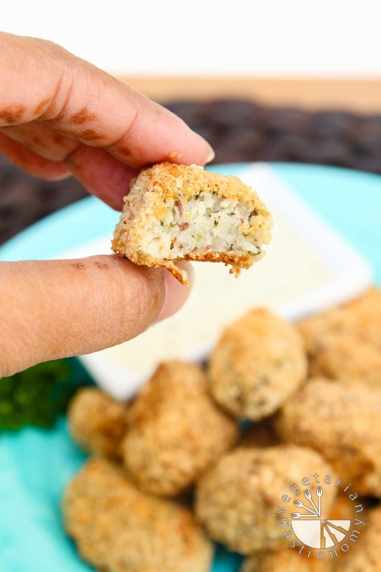 baked crispy cauliflower rice bites-10