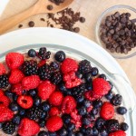 Chocolate Coconut Chia Pudding Fruit Pie