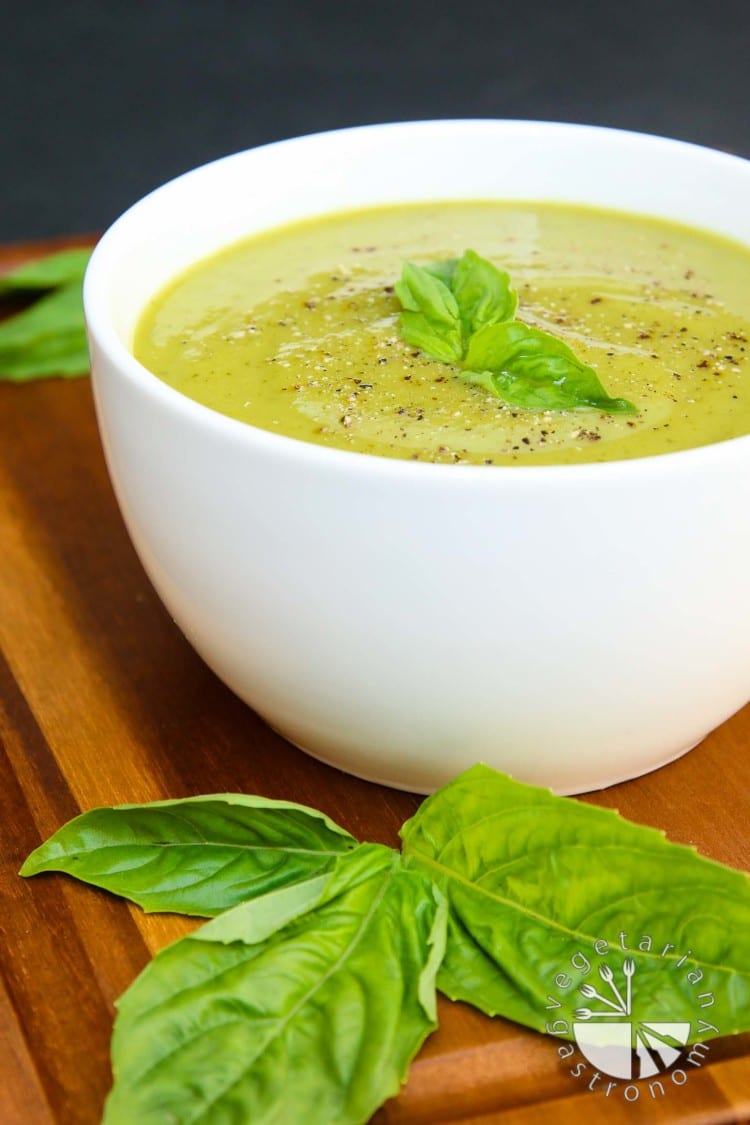 Velvety Zucchini Basil Soup-7