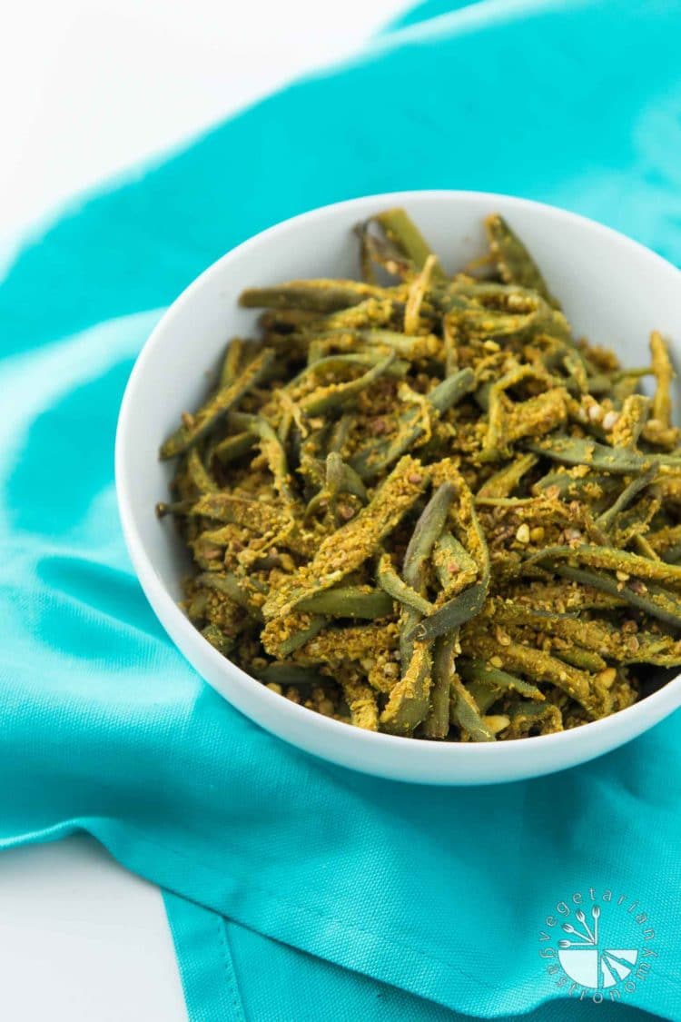 Easy Curried Okra #vegan #glutenfree | vegetariangastronomy.com