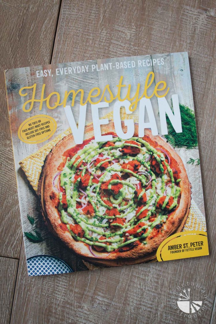 Cheesy Vegan Spinach Artichoke Dip from Homestyle Vegan Cookbook by Amber St. Peter #vegan #review #giveaway | www.vegetariangastronomy.com