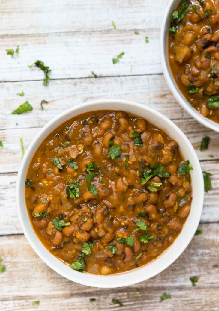 Vegan Black Eyed Peas Curry Recipe (Instant Pot Option) - Vegetarian ...