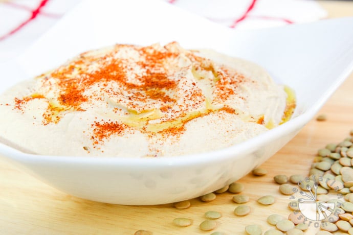 Green Lentil Hummus (vegan, gluten-free) - Vegetarian Gastronomy