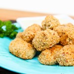 baked crispy cauliflower rice bites-5