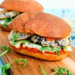 Crispy Eggplant Parmesan Sandwich-3