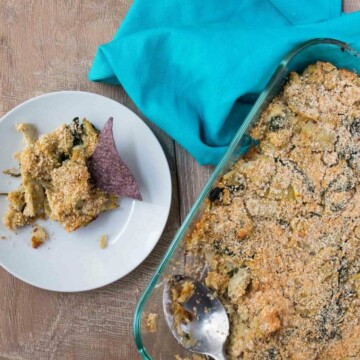 Cheesy Vegan Spinach Artichoke Dip from Homestyle Vegan Cookbook by Amber St. Peter #vegan #review #giveaway | www.vegetariangastronomy.com