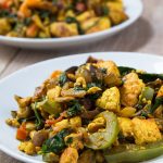 Vegan Curried Tofu Scramble Recipe #vegan #glutenfree | www.VegetarianGastronomy.com