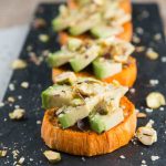 Sweet Potato Avocado Toast with Pistachios & Hemp Seeds #vegan #glutenfree #healthy | www.VegetarianGastronomy.com