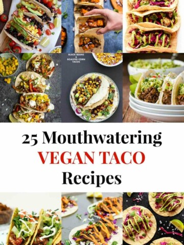 25 Vegan Taco Recipes #vegan #glutenfree | Vegetarian Gastronomy