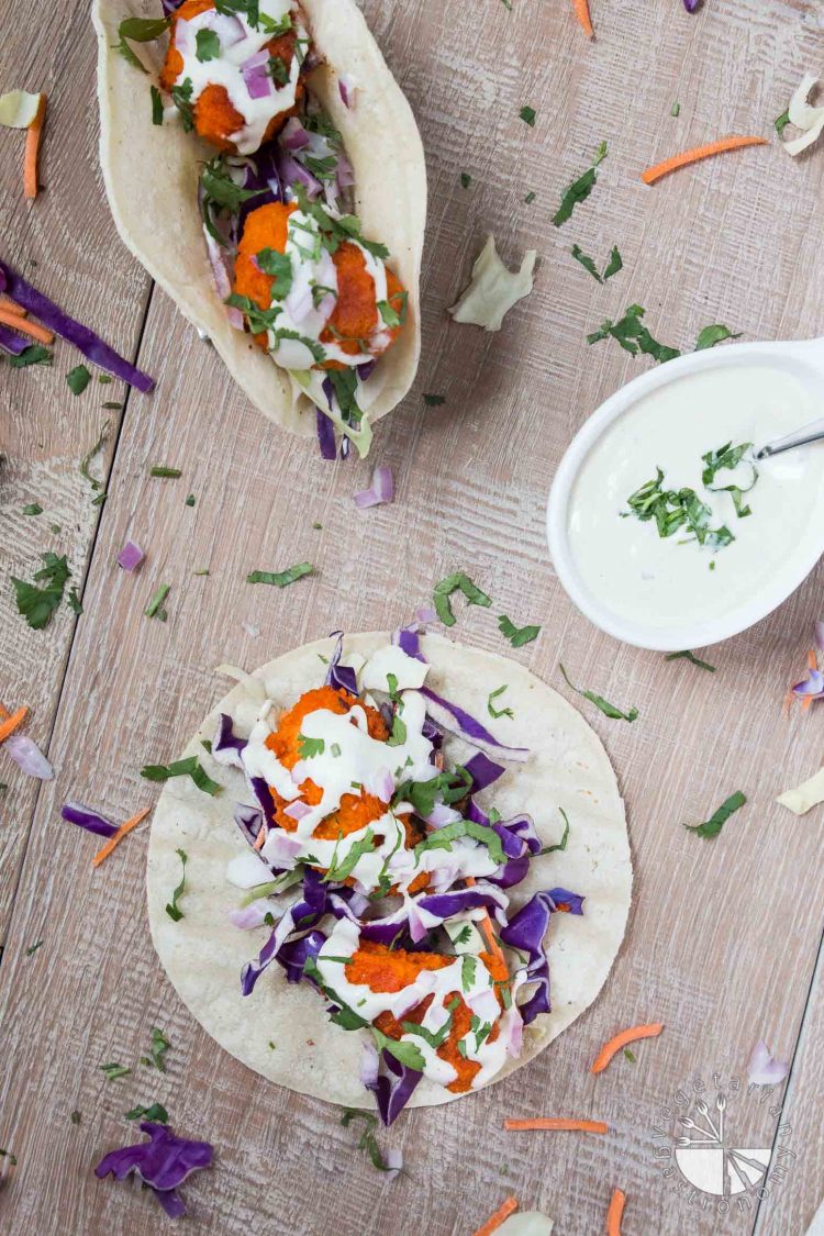 Vegan Buffalo Cauliflower Tacos with Cucumber Ranch #vegan #glutenfree | www.VegetarianGastronomy.com Vegan Buffalo Cauliflower Tacos with Cucumber Ranch #vegan #glutenfree | www.VegetarianGastronomy.com 